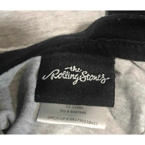 Rolling Stones T Shirt Kids Raglan Size 5T Black Grey Cotton Polyester Mick Jagg - Picture 4 of 6